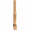Ekena Millwork Alberta Smooth Timber Gable Bracket, Western Red Cedar, 84"W x 42"H x 3 1/2"D x 3 1/2"F, 12/12 Pitch GBW084X42X0404ALB00SWR - alternate 3